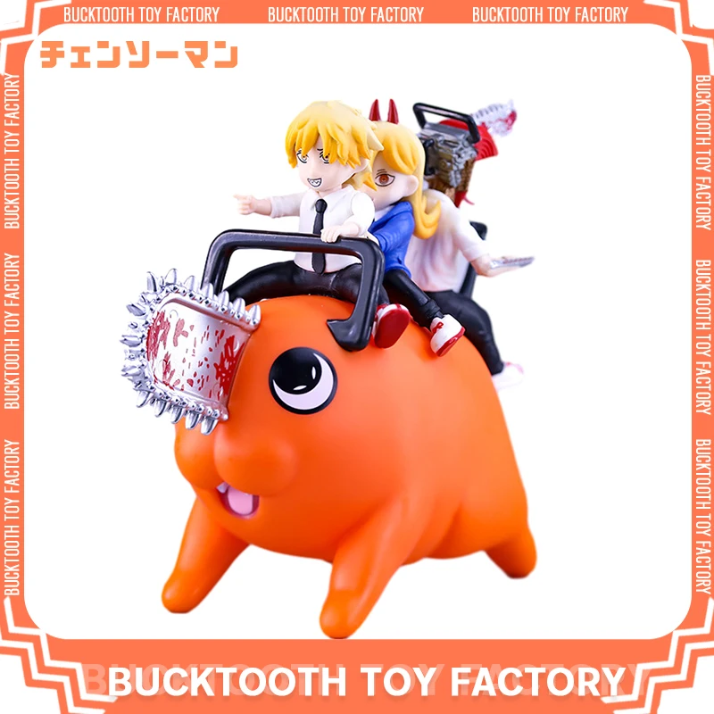 

16cm Chainsaw Man Anime Figures Denji Pochita Power Makima Figure PVC Statue Model Doll Collectible Desk Decor Ornament Toy Gift