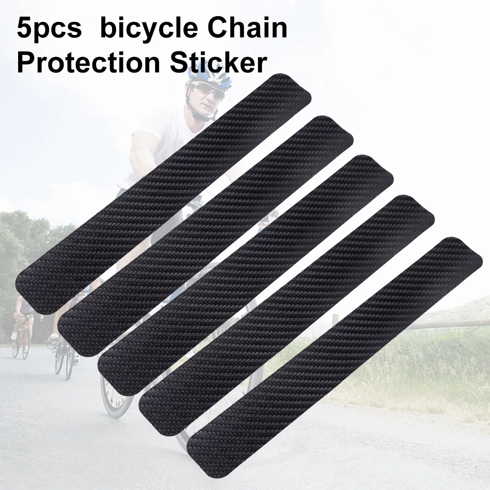 

ZTTO 5pcs Bicycle Chain Protection Sticker Cycling Bike Chain Sticker Folding Frame Protective Film Anti-scratch bike accessorie