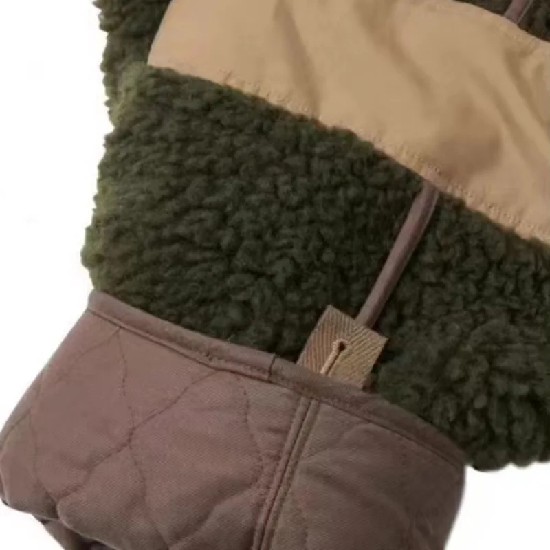 HKSH осень-зима новая мужская флисовая куртка в стиле панк японская съемная шапка с