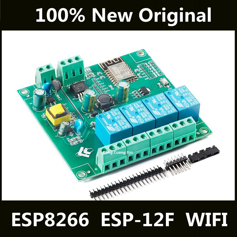 

ESP8266 ESP-12F WIFI Relay Module 4 Channel AC90-250V/DC7-30V/5V Delay Relay Switch For ARDUINO IDE Smart Home IOT Remote
