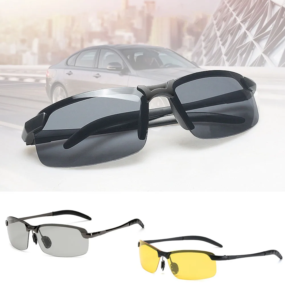 

Hot Sale Day Night Car Vision Driver's Eyewear Anti Anti-Glare Night Vision Driver Glasses Night Driving Enhanced Light Glasses