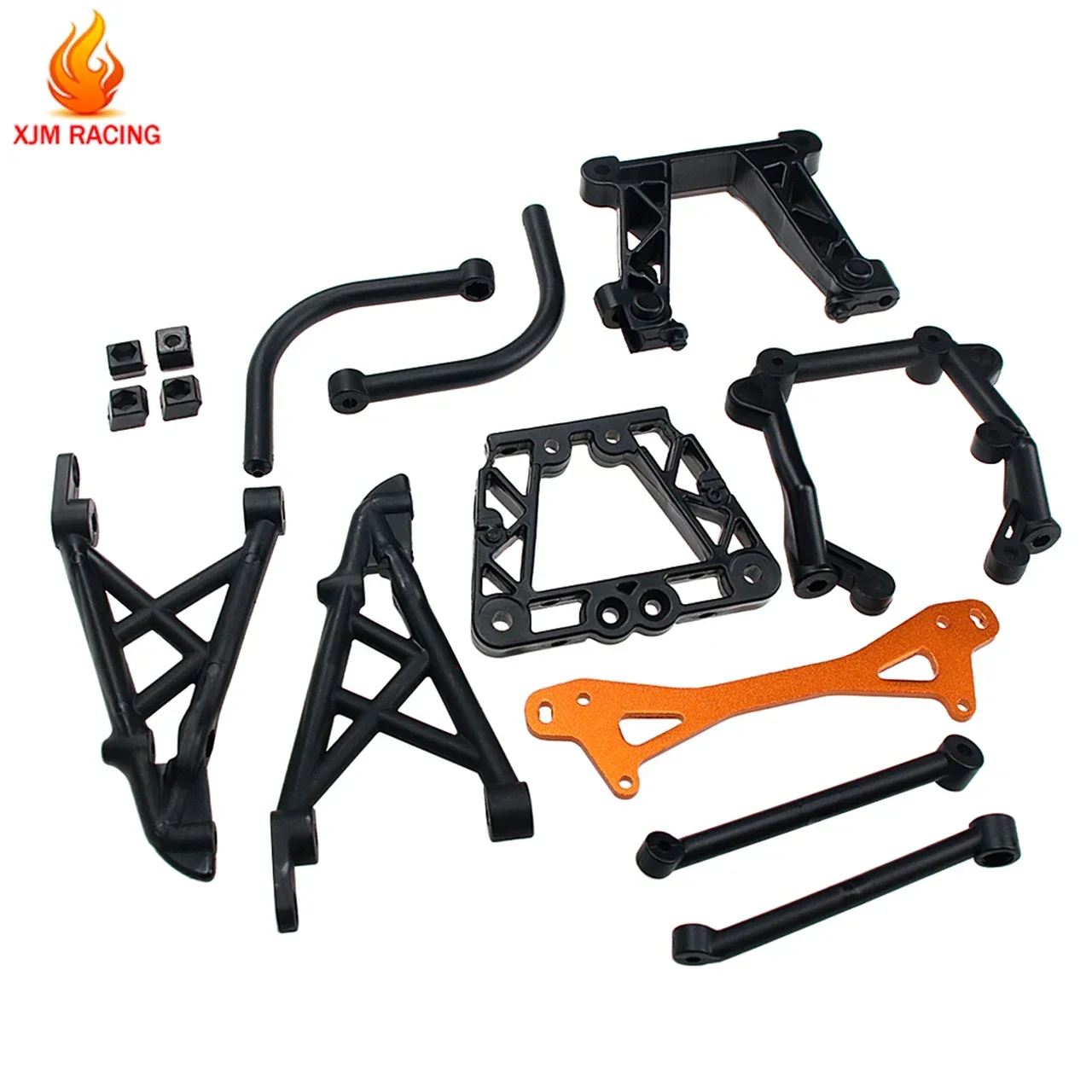 Пластиковая задняя перегородка крепежная пластина для 1/5 HPI ROFUN BAHA King Motor ROVAN BAJA 5B SS