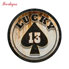 Наклейка на мотоцикл, 13 лопастей, 12 см х 12 см