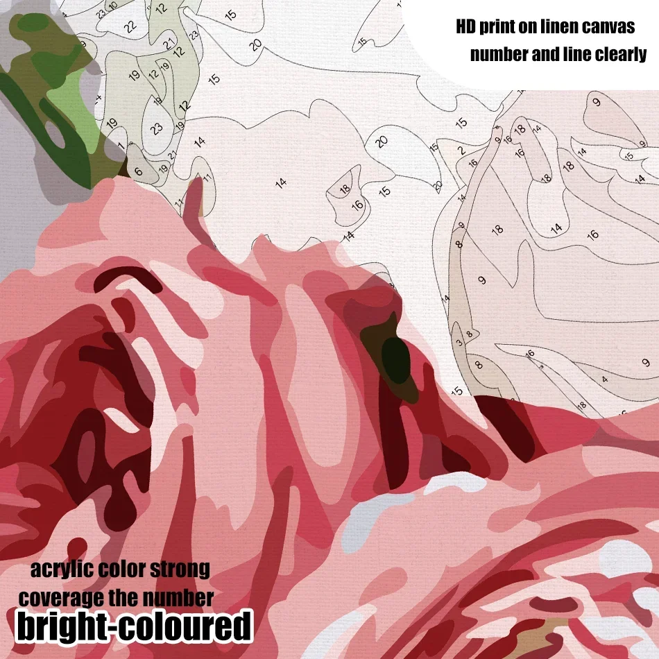 120670 Картина по номерам Убить время красочная текстура раскраска для взрослых