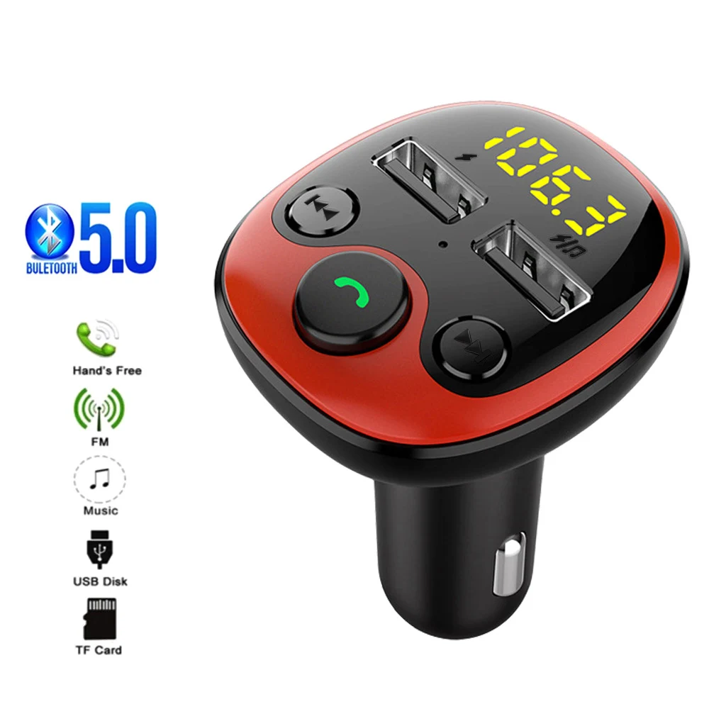 

Автомобильный MP3-плеер с двумя USB-портами, 12-24 В
