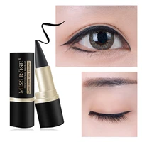 1 pc black tube eyeliner cream matte quick dry concentrated eyeliner pen long lasting water proof lady beauty makeup tools