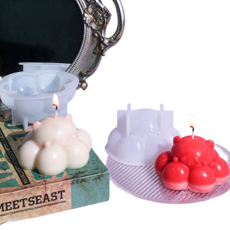 Медвежья Лапа облако силиконовая форма шоколадный мусс помадка лед кубик