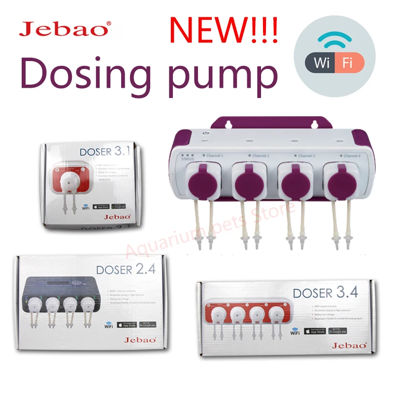 2023 Новый JEBAO WIFI мини насос для титрования система для титрования аквариум автоматический насос для титрования плюс жидкий насос дозатор 3,4 DP-4 2023 Новый JEBAO WIFI мини насос для титрования система для титрования аквариум автоматический насос для титрования плюс жидкий насос дозатор 3,4 DP-4
