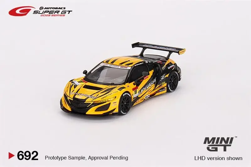 MINI GT 1:64 NSX GT3 EVO22 # 18 литая под давлением модель автомобиля UPGARAGE
