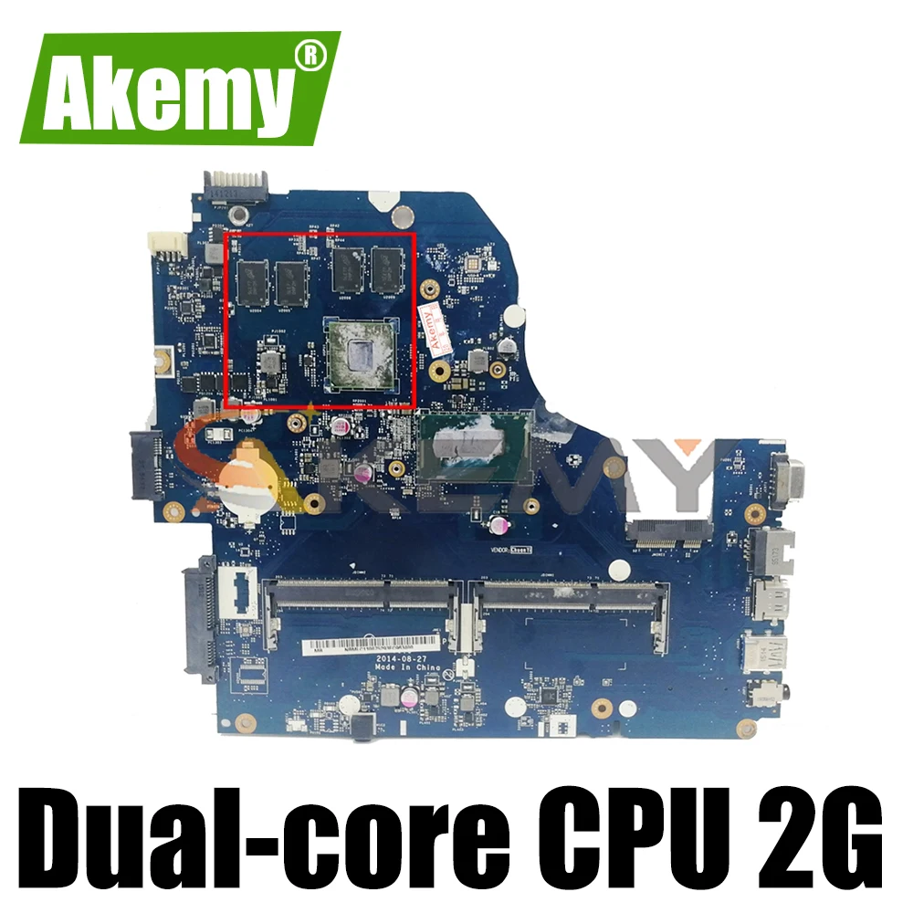 

Z5WAH LA-B162P LA-B991P MainBoard For Acer EK-571 E5-531 E5-571G V3-572G Laptop Motherboard With Dual-core CPU GT820M/840M 2GB