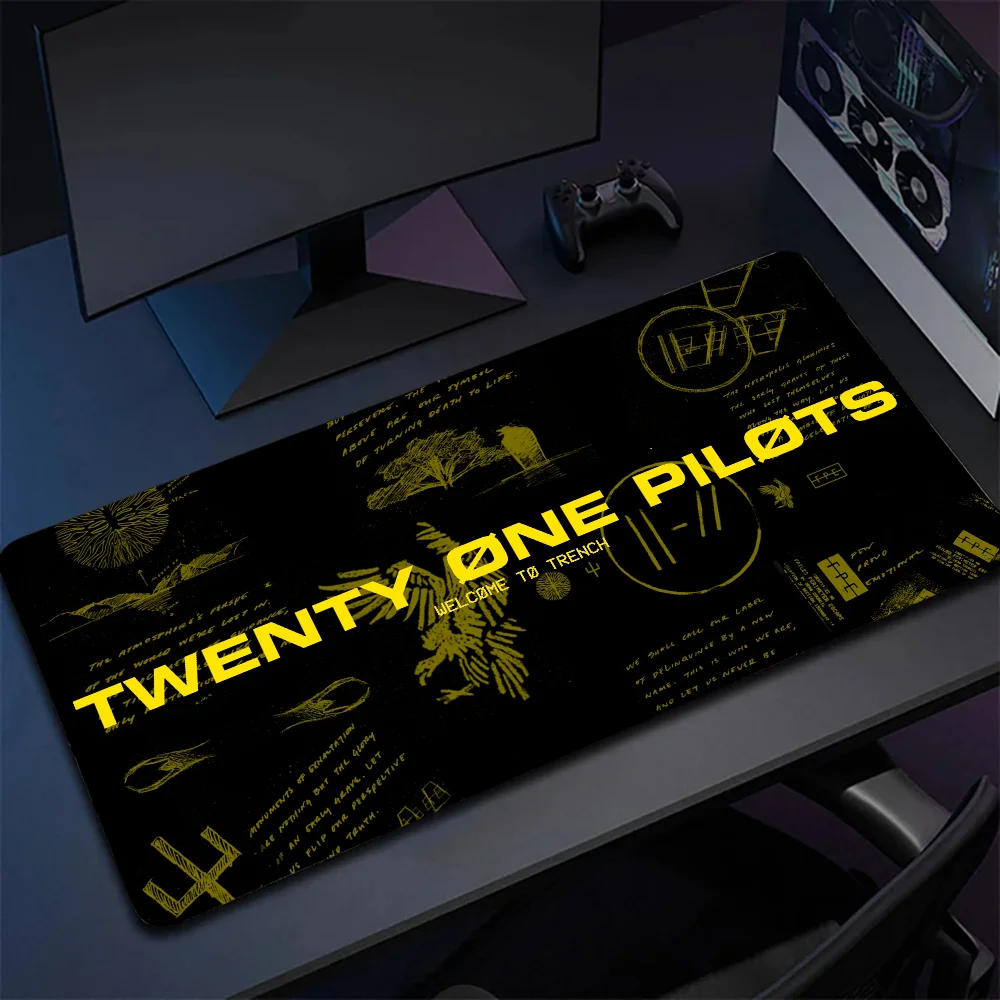 Коврик для мыши T-Twenty O-One P-Pilots большой игровой коврик размер L XL XXL клавиатуры