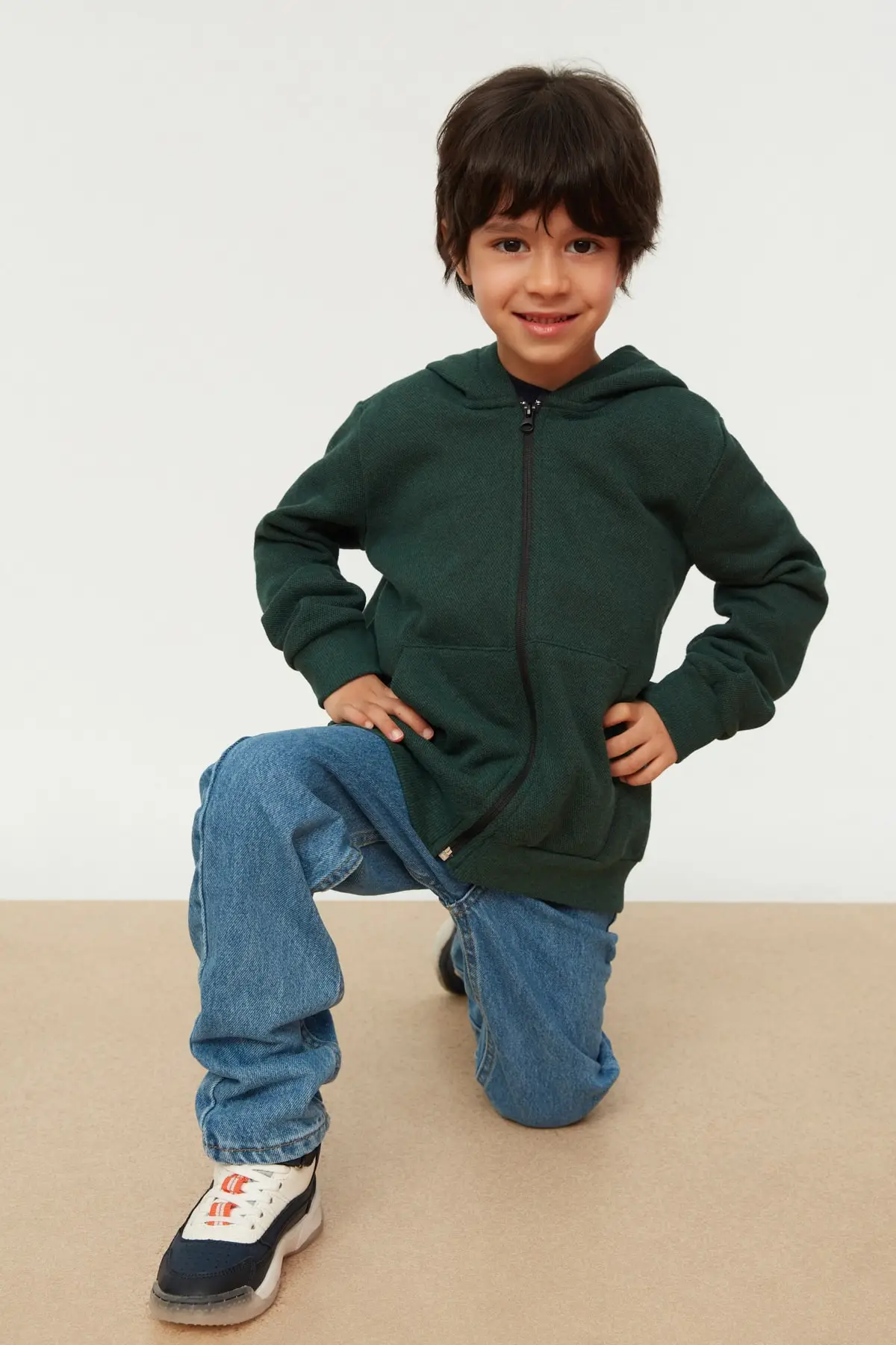 

Basic Male Child Knitted Cardigan TKDSS22HI0048