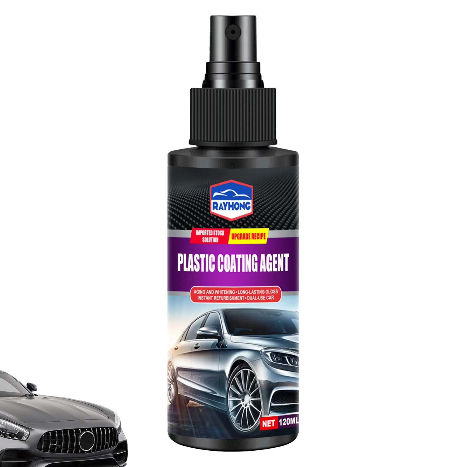 

120ml Plastic Leather Restorer Car Interior Cleaner Quick Coating Spray Car Seat Leather Polish Maintenance Refurbishing Agent