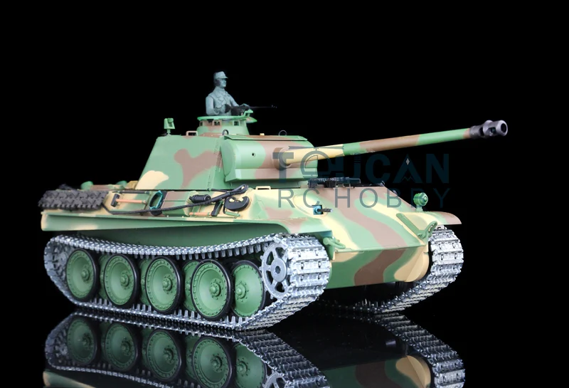 Игрушки Panzer Heng Long 1/16 масштаб 3879 RC Танк модернизированная немецкая пантера G Toucan RTR