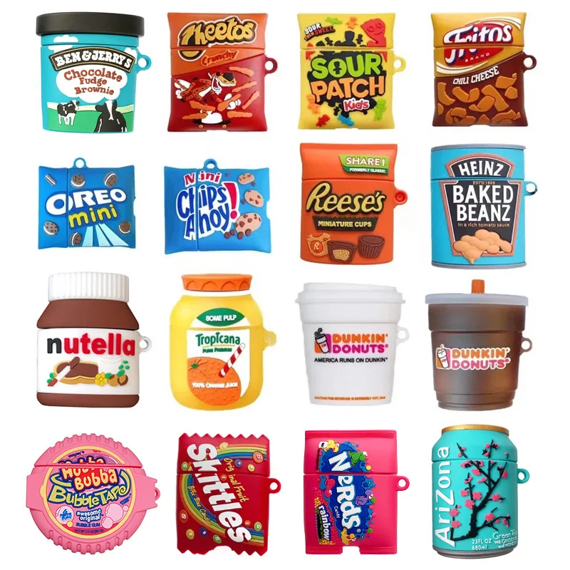 

Защитный чехол для наушников AirPods Pro, силиконовый мультяшный чехол для наушников Airpods 2, чехол для наушников с беспроводной зарядкой