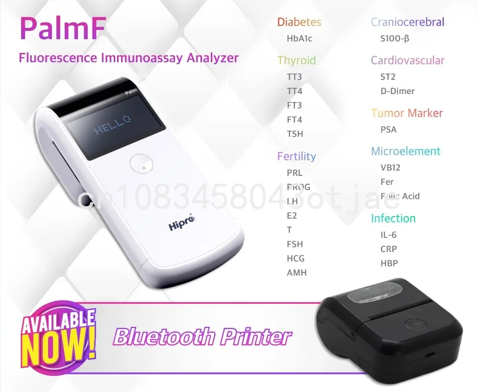 Новое поступление сертификат CE медицинский анализатор для кардиологии Troponin hbA1C