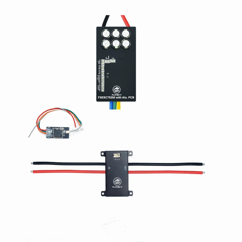 

Scooter Accessories DIY Eletric Speed Controller Kit FSESC 75200 + Bluetooth Module + Anti Spark Switch based on VESC Flipsky