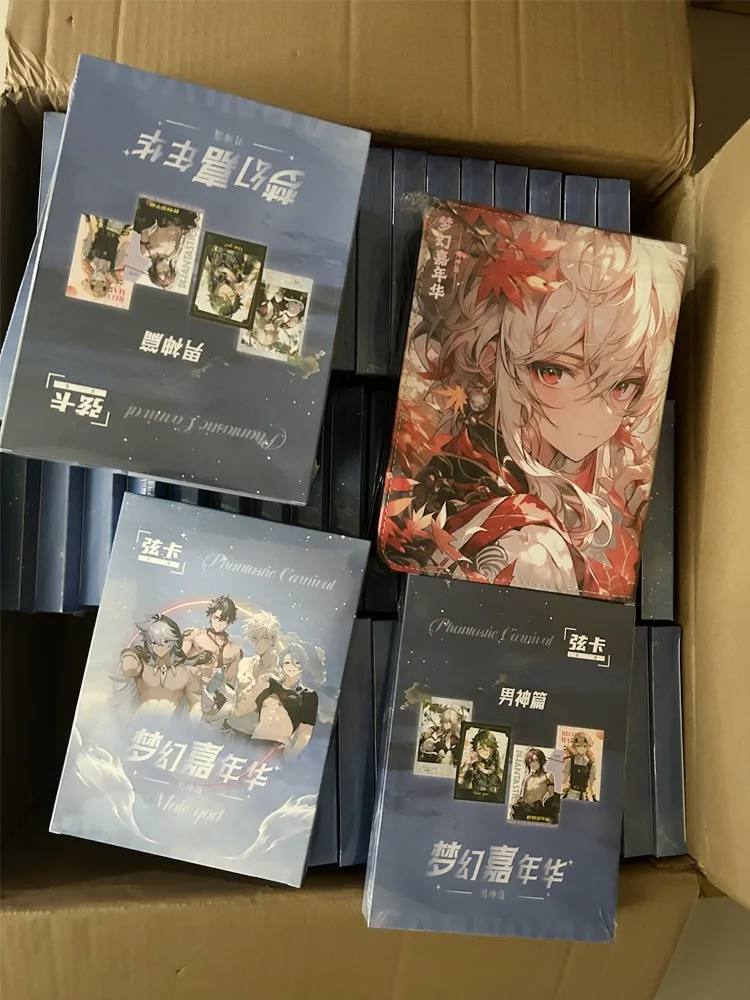 Новые коллекционные карты Xianka Male God фантастический карнавал аниме мужской свинец