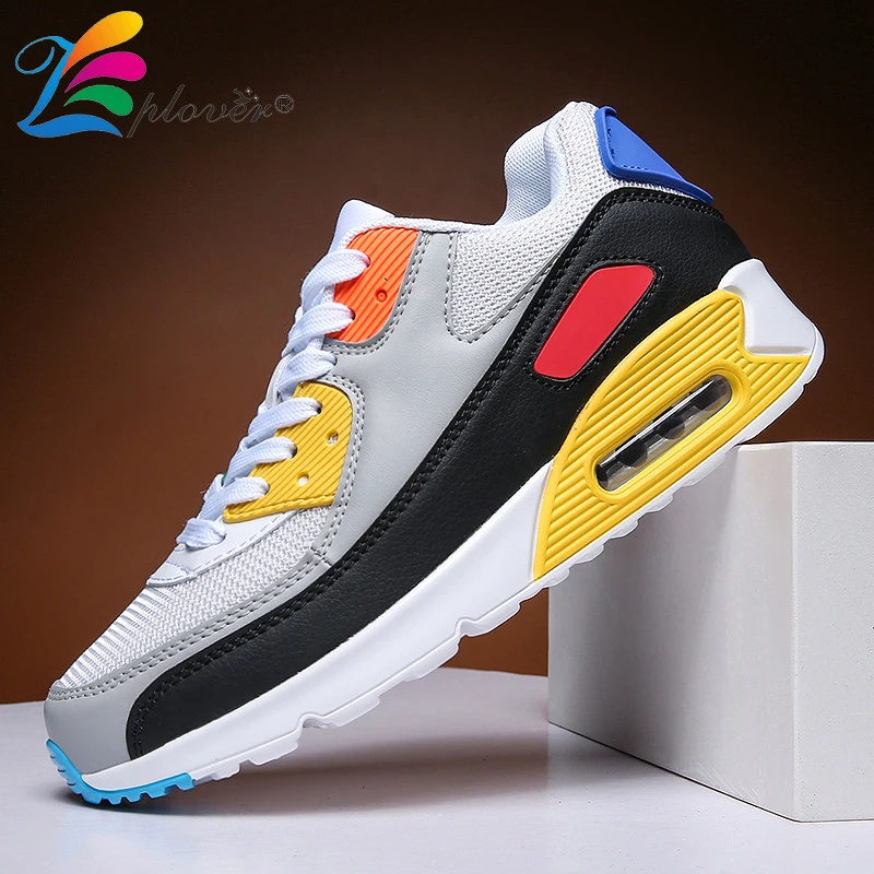 

Air Cushion Male Sneakers Breathable Casual Shoes For Men Trainers Light Mesh Sports Shoes Comfortable Unisex Running Shoes