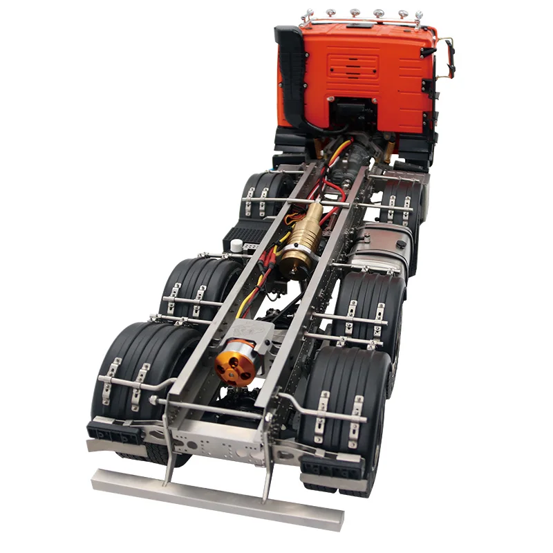 JDM 161 1/14 8*8 гидравлический Радиоуправляемый самосвал детская сборка Триппер