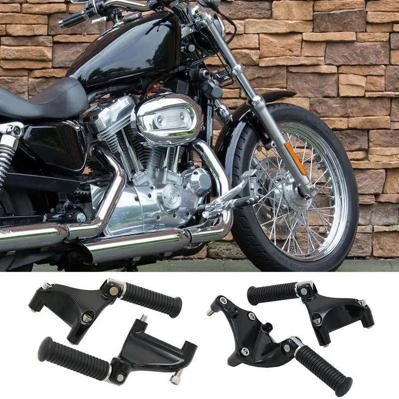

Motorcycle Footrest Foot Pegs Pedals Motorbike Adjustable Rear Passenger Foot Pegs Pedals Bike Folding Footrest Foot Pegs Pedals