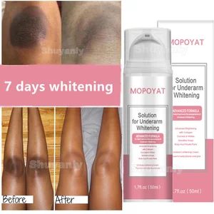 7 Days Armpit Whitening Cream Skin Lightening Bleaching Cream For Underarm Dark Skin Legs Knees Whit