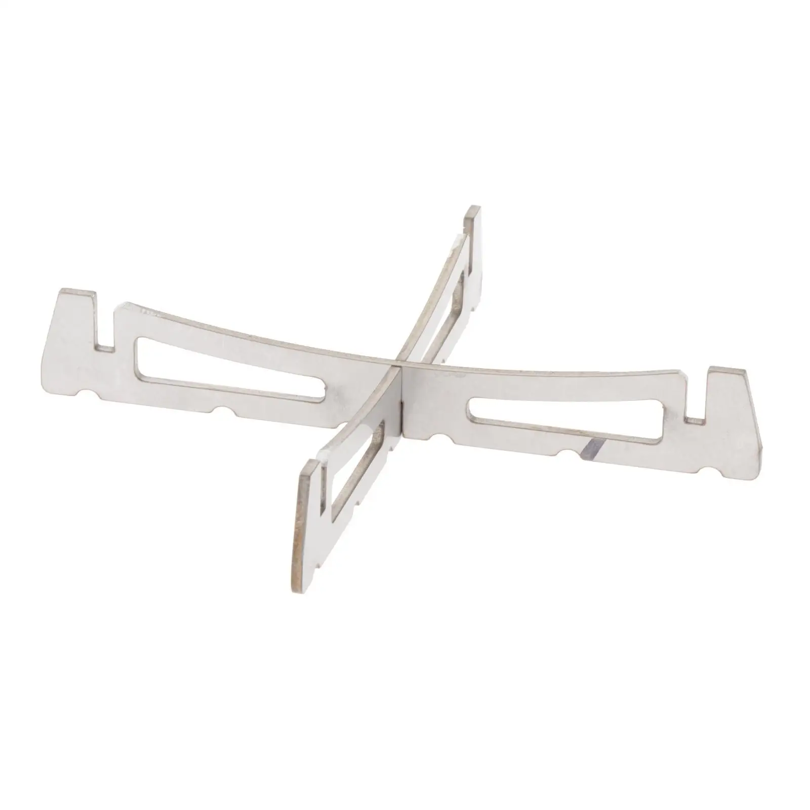 

Alcohol Stove Cross Stand Foldable Ultralight Support Stand Stove Shelf Holder Burner Stand Stainless Steel for Picnic Travel
