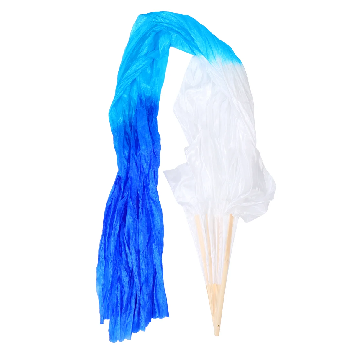 

Belly Dance Fan Veils Folding Fan Gradient Color Dancing Dress For Women Handheld for Japanese Chinese Stage Performance