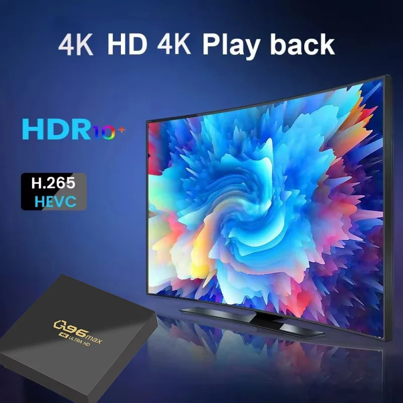 Фото ТВ-бокс Q96 Max Android 14, умный домашний кинотеатр, 8 ГБ, 128 ГБ, Allwinner H313, четырехъядерный, HD HDR10+, 4K медиаплеер, 4G Wi-Fi, IPTV спорт №1