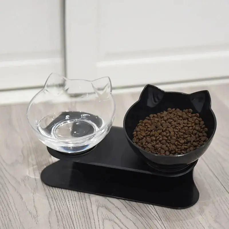 

Non-Slip Cat Bowl Pet Water Food Feed Dog Bowls Pet Bowl With Inclination Stand Cats Feeder Feeding Bowl Kitten Supplies
