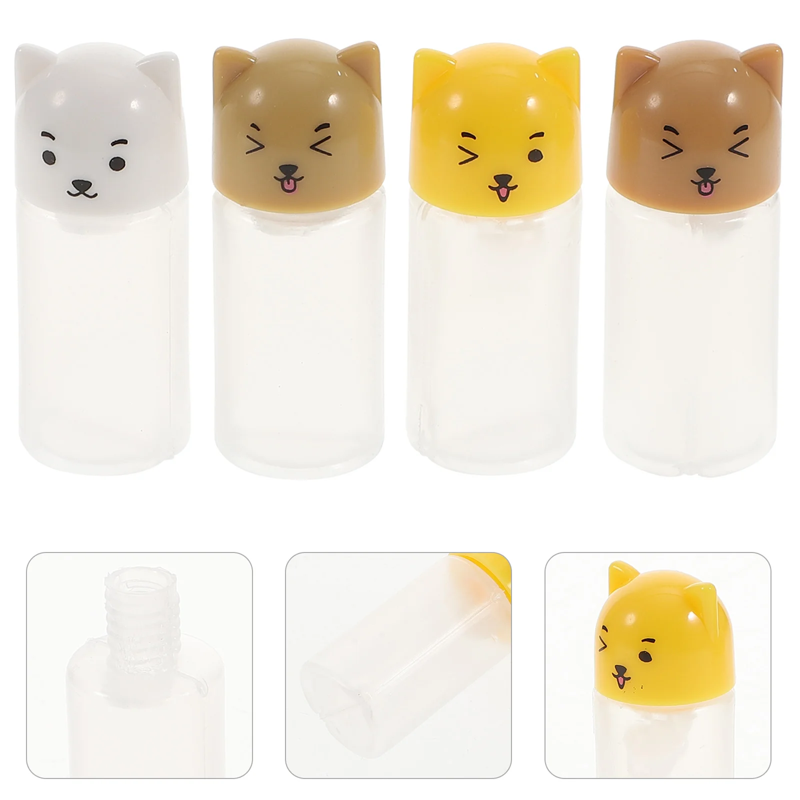 

Saucemini Bento Condiment Dispenser Animalcontainers Vinegar Squeeze Soy Case Sub Ketchup Small Picnic Empty Portable Seasoning