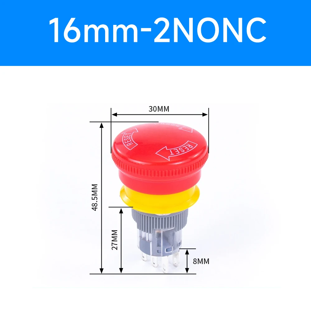 

Самоблокирующийся аварийный выключатель из латуни