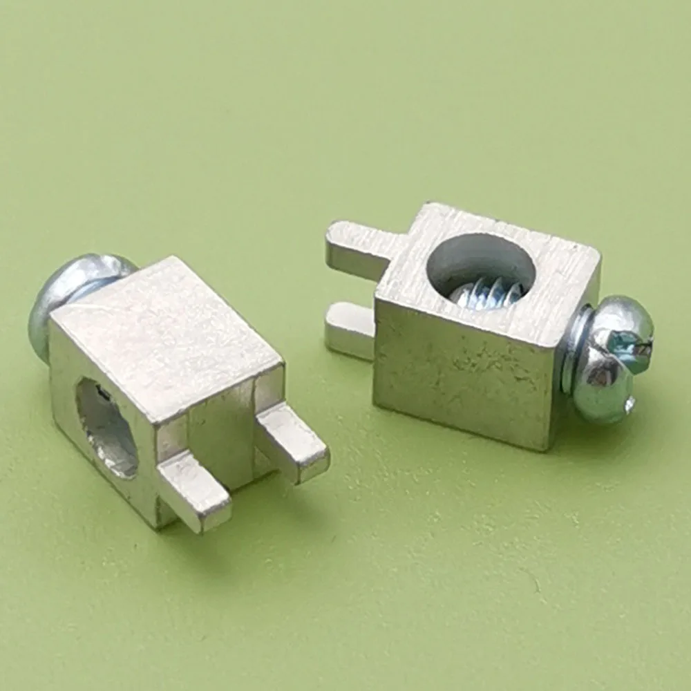 Клеммная колодка PCB с двумя ножками квадратный медный наконечник высокая сила