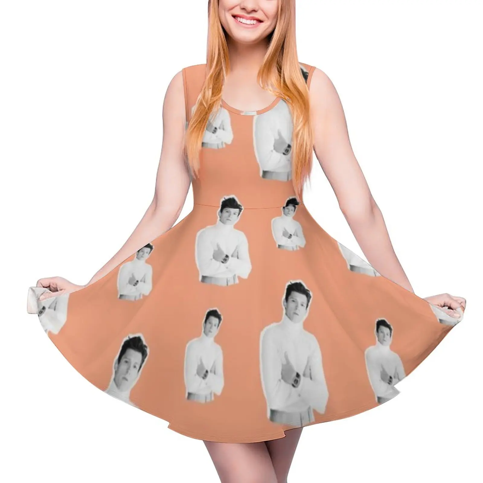 

Женское платье в стиле диско, с принтом