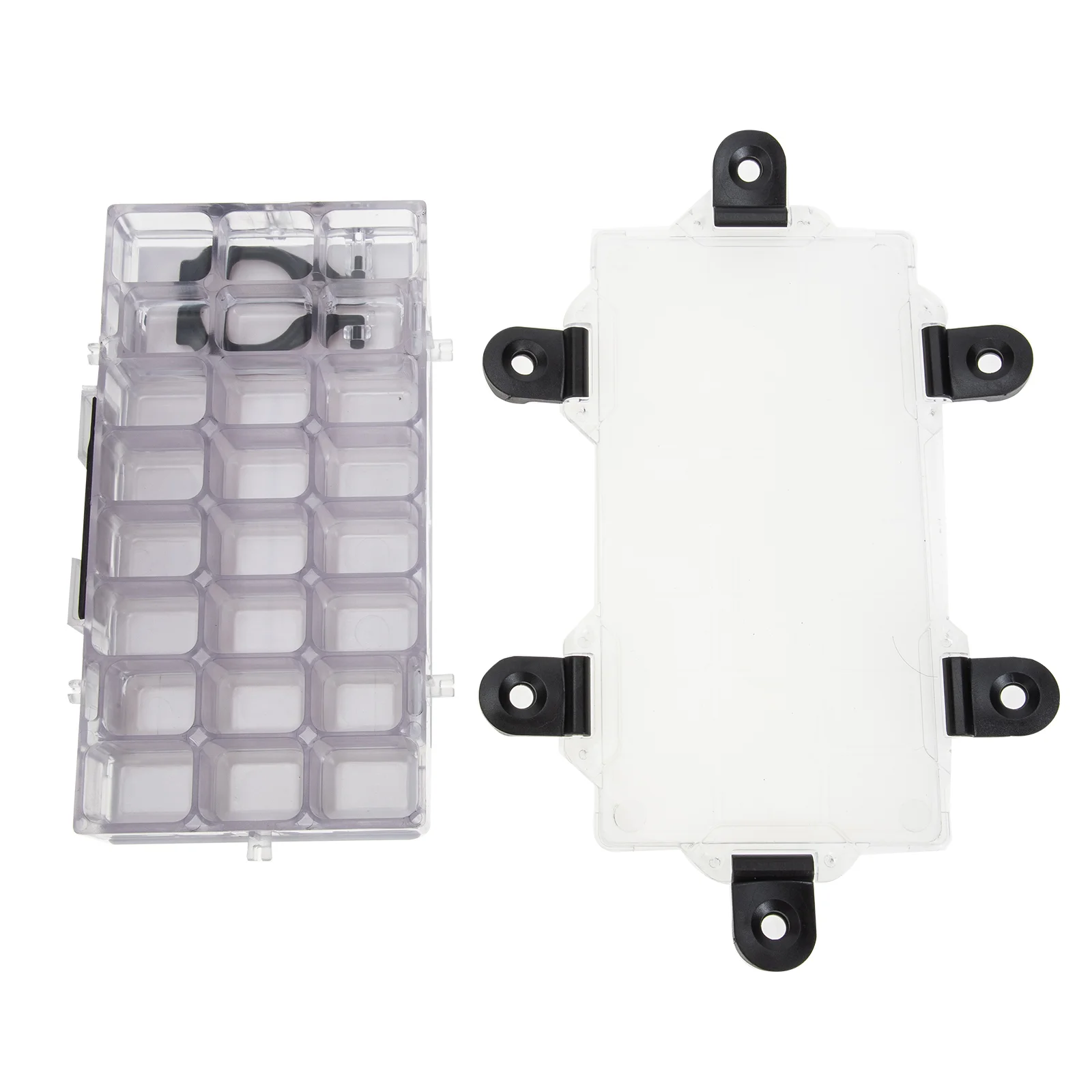 

1 Set Watercolor Paint Compartment Box 24 Grids Painting Pigment Container