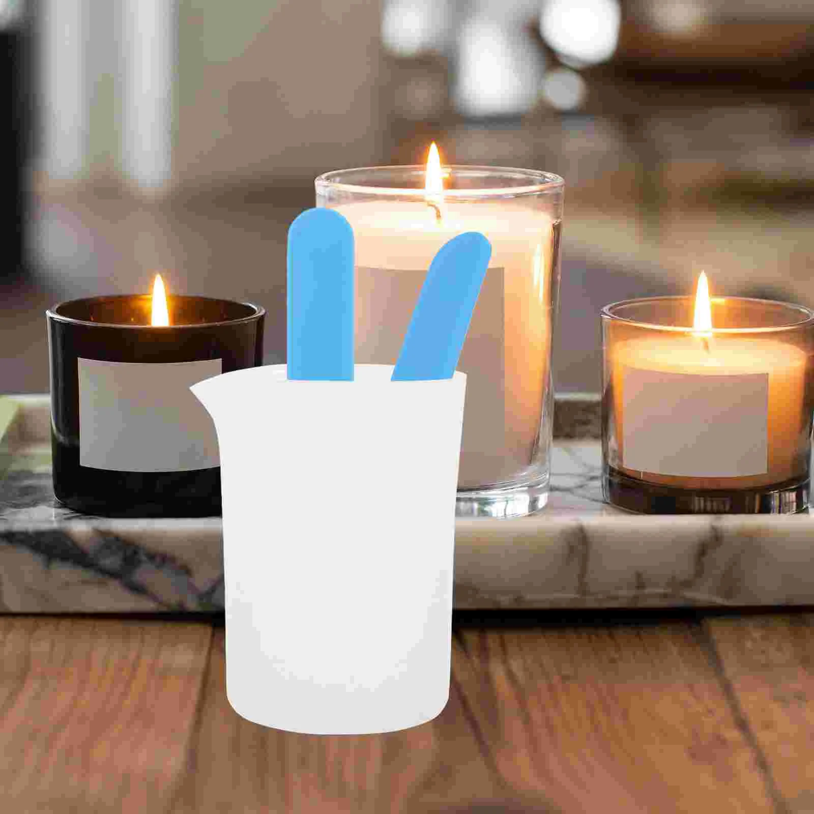 Silicone Mold Measuring Cup Set Mixing Tool Kit Crystal 16X7CM Resin Epoxy Stir Rod Silica Gel Crafts Making Tools DIY