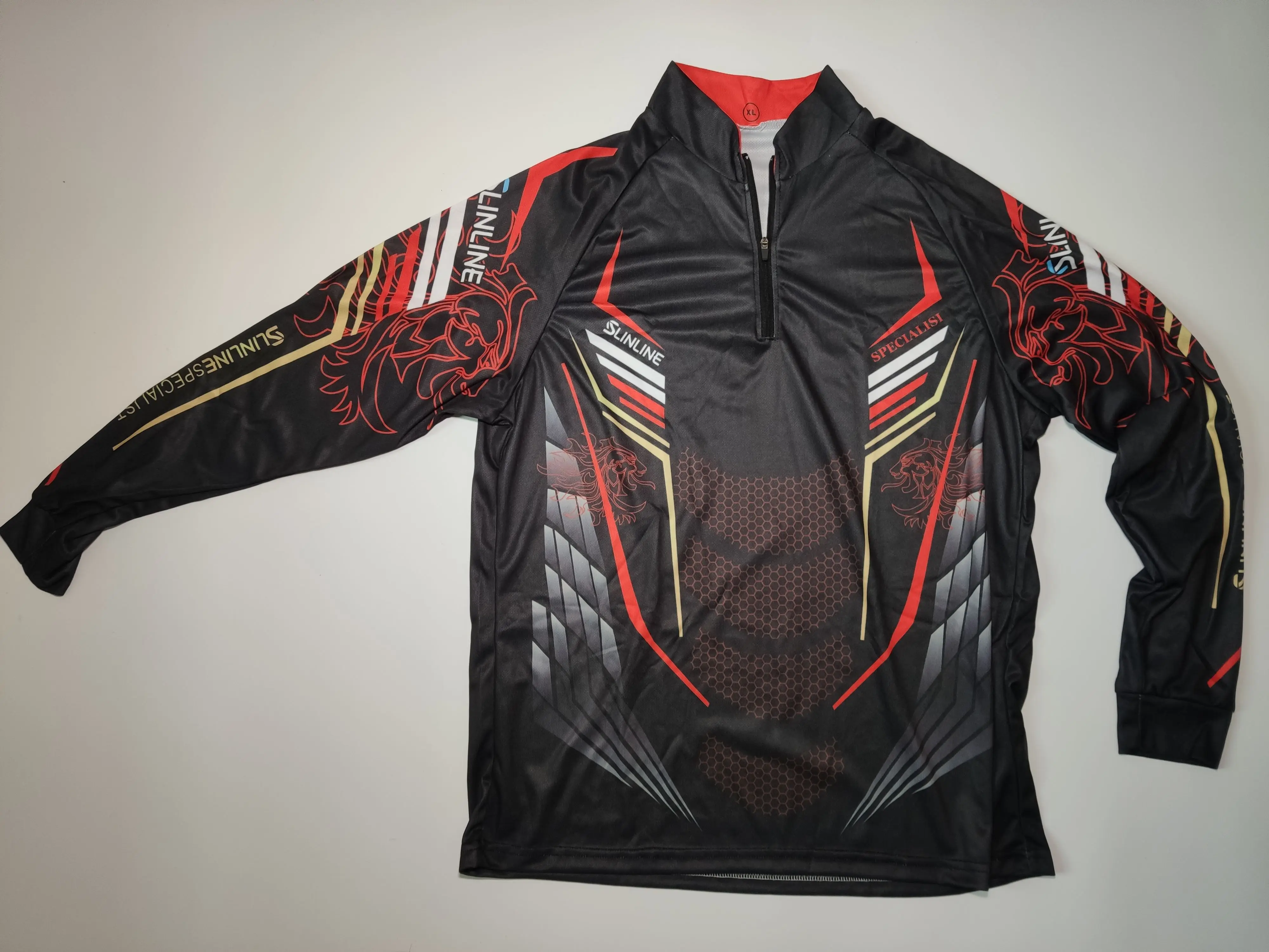 

2022 Spring Summer Style Fishing Clothing Quick Dry Daiwa Shirts Men Long Sleeve Anti-UV Stand Collar Fishing jersey