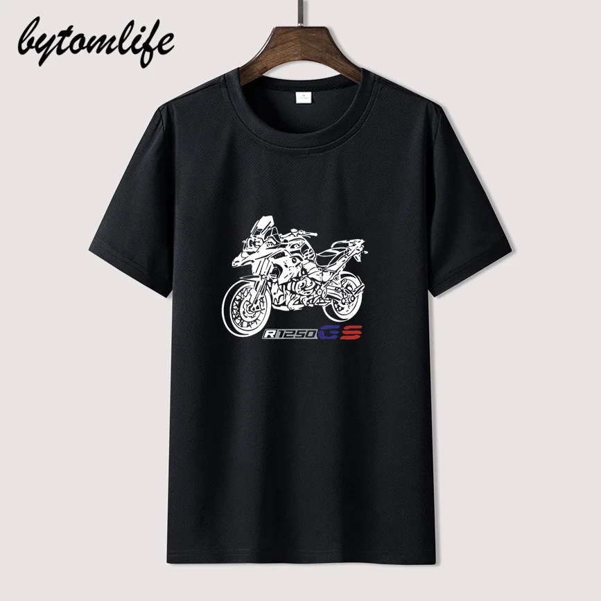 

2023 classic motorcycle Men women Summer 100% Cotton s-u-z-u-k-i gs Casual Male Newest Top Popular Normal Tee Shirts unisex