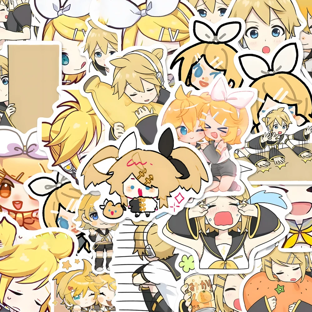 94 шт./компл. Новые аниме Hatsune Miku Kagamine Rin Len кавайные фигурки водонепроницаемые