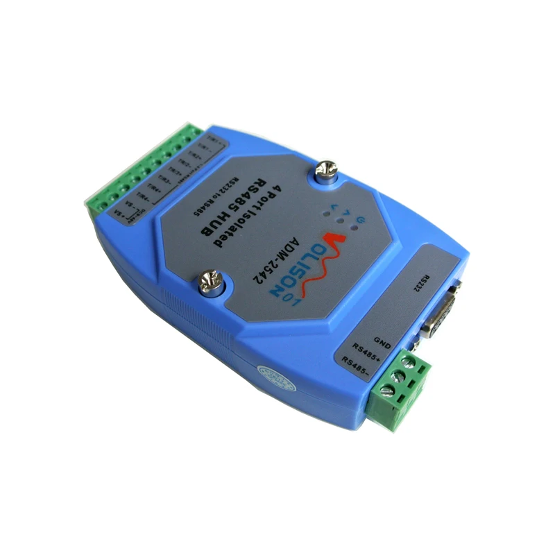 Четырехсторонняя изоляция концентратор 485 4 порта дистрибьютор RS485 1 точечное