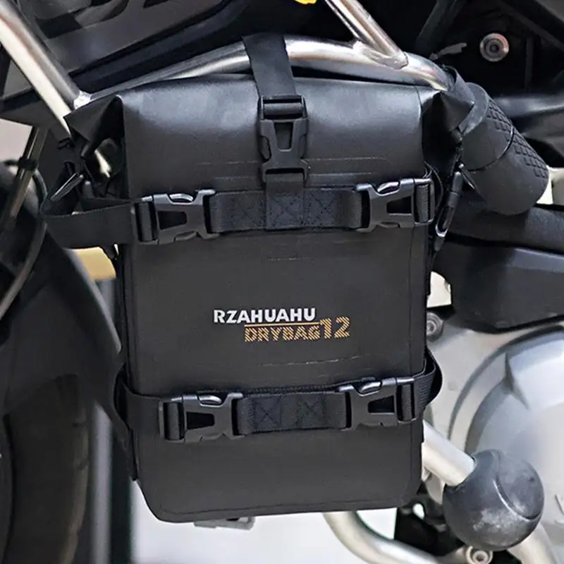 

Motorbike Side Bag Full Waterproof 4L Motor Saddle Pannier Multi-Function Bumper Modification Bale Motorcycle Frame Crash Bars