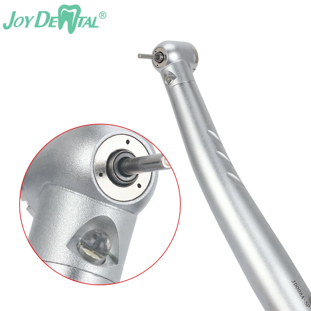 Dental E-generator LED High Speed Stainless steel bearing Push Button Standard Head 3 Spray Handpiece Autoclavable 2/4holes