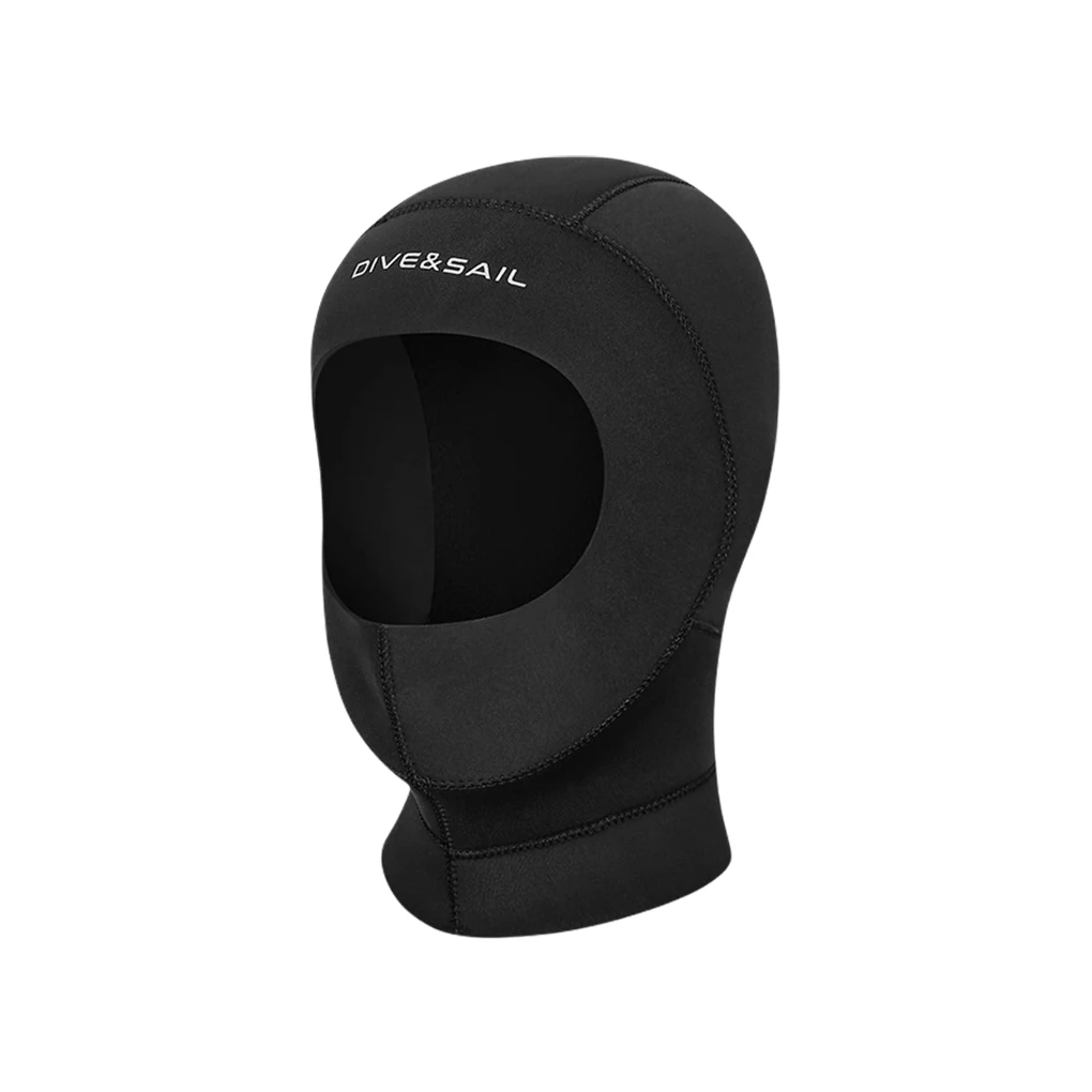 

3MM Diving Caps with Shoulder Neoprene Headgear Neck Cover Swim Warm Wetsuit CR Super Elastic Swim Cap for Men 【L】