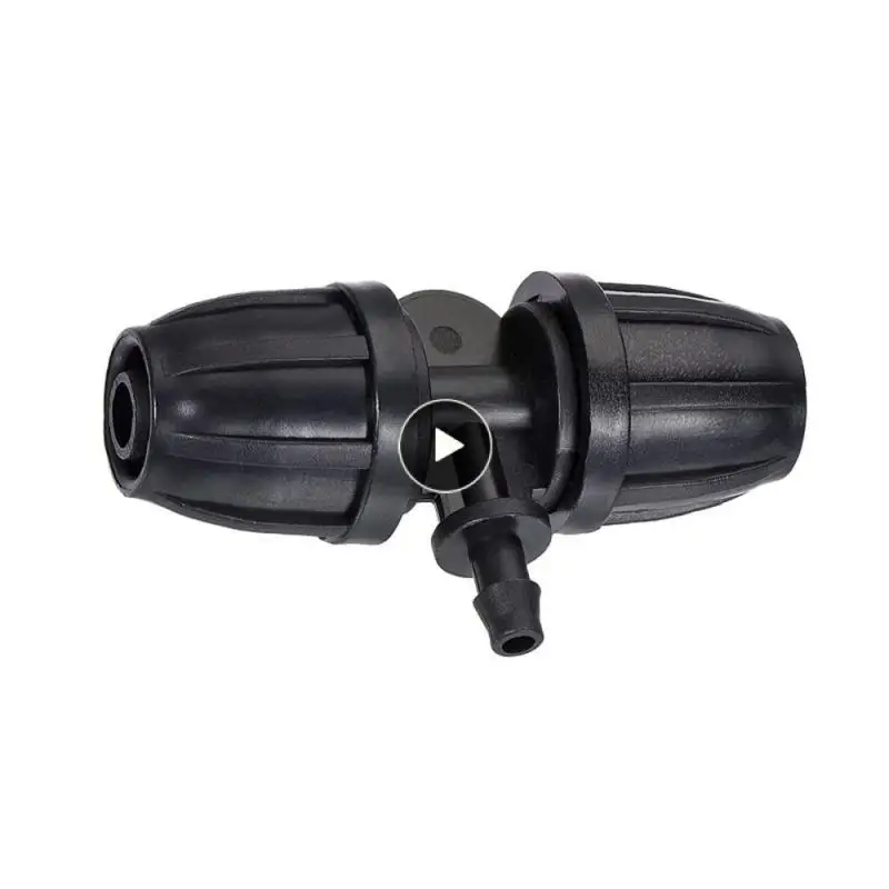 

Connect Water Pipe Hair Pipe Joint Quick And Easy Water Drip Adapter Black Garden Accessories Wool Pipe Joint Straight Tee 644