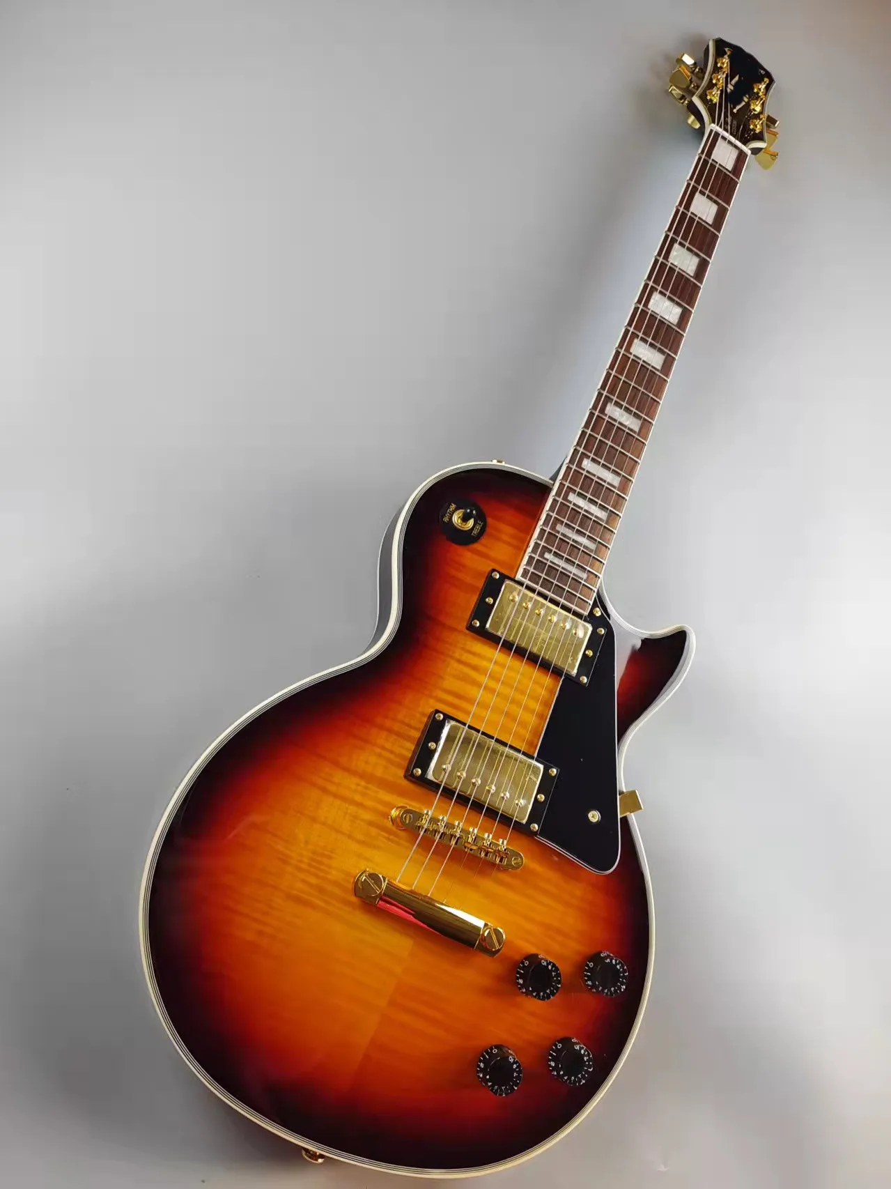 

LP Electric Guitar, Castone Guitar, Mahogany Body, Rosewood Fingerboard, Fast Shipping, In Stock