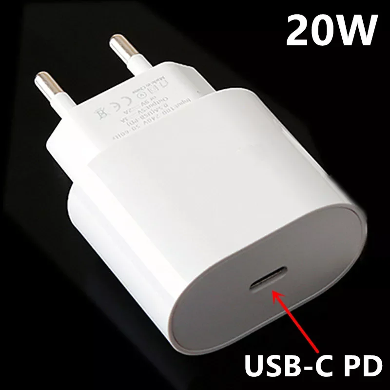 

PD 20W USB Type C Charger EU Adapter Fast Charging Phone Charge For Huawei Xiaomi