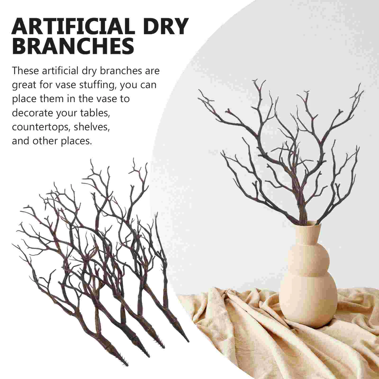 4 шт. сухая ветка лоза украшение на Хэллоуин дерево офис искусственный лист