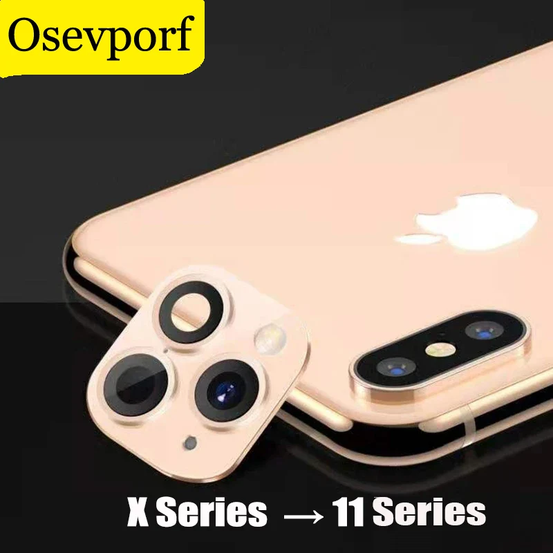 Наклейка на заднюю камеру телефона Имитация объектива камеры для iPhone X XS Max