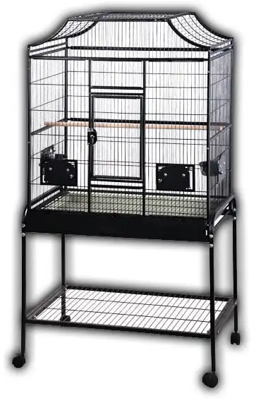 

A & E Cage Co. Элегантный стиль большая летающая птичья клетка в черном цвете