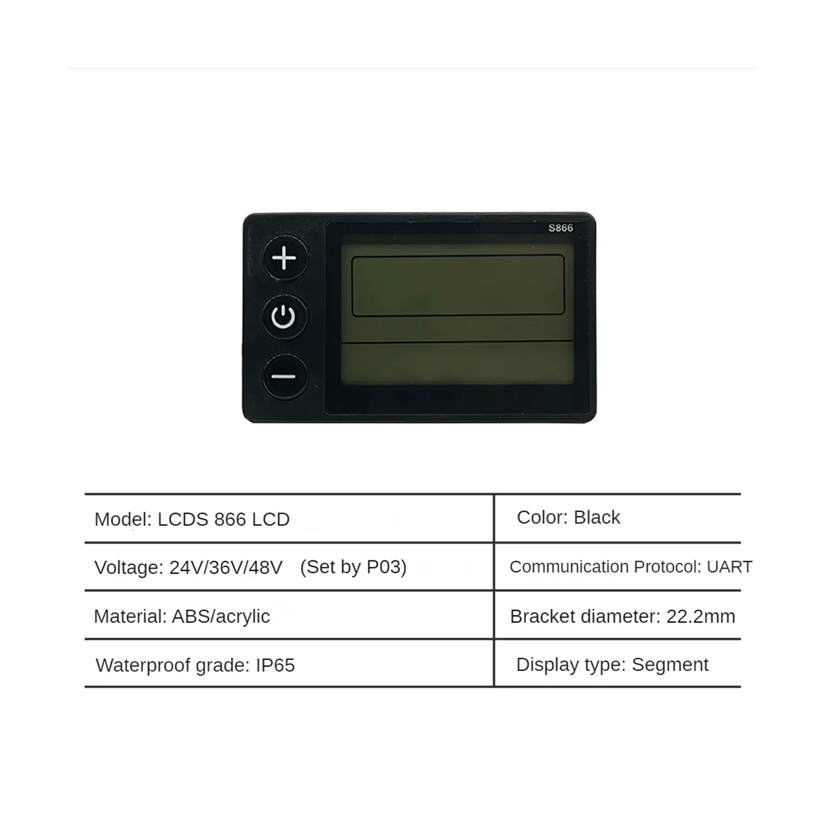 30A трехрежимная Синусоидальная лампа с дисплеем S866 для 36 в 48 750 Вт 1000 Запчасти